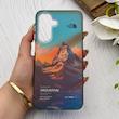 قاب گوشی Galaxy A17 سامسونگ IMD لیزری دورمات دکمه کرومی لاکچری سخت HARD طرح کوه اسپرت کد 152727