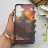 قاب گوشی Galaxy A36 سامسونگ IMD لیزری دورمات دکمه کرومی لاکچری سخت HARD طرح کوه اسپرت کد 152739