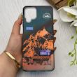 قاب گوشی Galaxy A12 - M12 سامسونگ IMD لیزری دورمات دکمه کرومی لاکچری سخت HARD طرح کوه اسپرت کد 152759