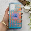 قاب گوشی Galaxy A32 4G سامسونگ IMD لیزری دورمات دکمه کرومی لاکچری سخت HARD طرح استیچ کد 152783