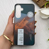 قاب گوشی Galaxy S24 FE سامسونگ IMD لیزری دورمات دکمه کرومی لاکچری سخت HARD طرح کوه اسپرت کد 152793