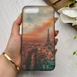 قاب گوشی iPhone 7 Plus - iPhone 8 Plus آیفون IMD لیزری دورمات دکمه کرومی لاکچری سخت HARD طرح پاریس کد 152805