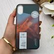 قاب گوشی iPhone X - iPhone XS آیفون IMD لیزری دورمات دکمه کرومی لاکچری سخت HARD طرح کوه اسپرت کد 152825