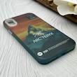 قاب گوشی iPhone X - iPhone XS آیفون IMD لیزری دورمات دکمه کرومی لاکچری سخت HARD طرح کوه اسپرت کد 152827