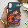 قاب گوشی iPhone X - iPhone XS آیفون IMD لیزری دورمات دکمه کرومی لاکچری سخت HARD طرح کوه اسپرت کد 152829
