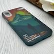 قاب گوشی iPhone X - iPhone XS آیفون IMD لیزری دورمات دکمه کرومی لاکچری سخت HARD طرح کوه اسپرت کد 152830