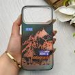 قاب گوشی iPhone 17 Pro Max آیفون IMD لیزری دورمات دکمه کرومی لاکچری سخت HARD طرح کوه اسپرت کد 152849