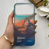 قاب گوشی iPhone 17 Pro Max آیفون IMD لیزری دورمات دکمه کرومی لاکچری سخت HARD طرح کوه اسپرت کد 152852