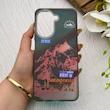 قاب گوشی Redmi A5 - Poco C71 شیائومی IMD لیزری دورمات دکمه کرومی لاکچری سخت HARD طرح کوه اسپرت کد 152923