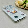 قاب گوشی Galaxy A06 سامسونگ فانتزی سخت Hard لیزری IMD طرح پروانه برجسته کد 150616