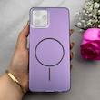 قاب گوشی Galaxy A07 سامسونگ اورجینال SO COOL سوکول براق طرح مگ سیف محافظ لنزدار اسپرت Sport بنفش کد 151140