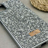 قاب گوشی Galaxy A06 سامسونگ نگین دار سواروسکی SWAROVSKI پلاک فلزی نقره ای کد 151279