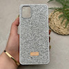قاب گوشی Galaxy A06 سامسونگ نگین دار سواروسکی SWAROVSKI پلاک فلزی نقره ای کد 151279