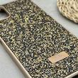 قاب گوشی Galaxy A06 سامسونگ نگین دار سواروسکی SWAROVSKI پلاک فلزی طلایی کد 151282
