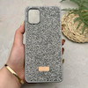 قاب گوشی Galaxy A06 سامسونگ نگین دار سواروسکی SWAROVSKI پلاک فلزی خاکستری کد 151283