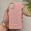 قاب گوشی Galaxy A06 سامسونگ نگین دار سواروسکی SWAROVSKI پلاک فلزی صورتی کد 151284