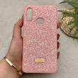قاب گوشی Galaxy A10S سامسونگ نگین دار سواروسکی SWAROVSKI پلاک فلزی صورتی کد 151285