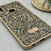 قاب گوشی Galaxy A10S سامسونگ نگین دار سواروسکی SWAROVSKI پلاک فلزی طلایی کد 151287