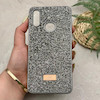 قاب گوشی Galaxy A10S سامسونگ نگین دار سواروسکی SWAROVSKI پلاک فلزی خاکستری کد 151288