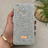 قاب گوشی Galaxy A10S سامسونگ نگین دار سواروسکی SWAROVSKI پلاک فلزی نقره ای کد 151290
