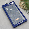 قاب گوشی Galaxy A10S سامسونگ نگین دار سواروسکی SWAROVSKI پلاک فلزی سرمه ای کد 151291