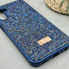 قاب گوشی Galaxy A15 سامسونگ نگین دار سواروسکی SWAROVSKI پلاک فلزی سرمه ای کد 151292