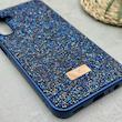 قاب گوشی Galaxy A15 سامسونگ نگین دار سواروسکی SWAROVSKI پلاک فلزی سرمه ای کد 151292
