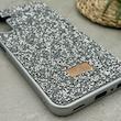 قاب گوشی Galaxy A15 سامسونگ نگین دار سواروسکی SWAROVSKI پلاک فلزی نقره ای کد 151293