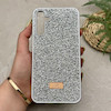 قاب گوشی Galaxy A15 سامسونگ نگین دار سواروسکی SWAROVSKI پلاک فلزی نقره ای کد 151293