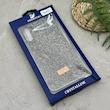 قاب گوشی Galaxy A15 سامسونگ نگین دار سواروسکی SWAROVSKI پلاک فلزی خاکستری کد 151294