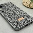 قاب گوشی Galaxy A15 سامسونگ نگین دار سواروسکی SWAROVSKI پلاک فلزی خاکستری کد 151294