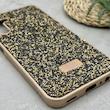 قاب گوشی Galaxy A15 سامسونگ نگین دار سواروسکی SWAROVSKI پلاک فلزی طلایی کد 151296