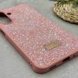 قاب گوشی Galaxy A17 سامسونگ نگین دار سواروسکی SWAROVSKI پلاک فلزی صورتی کد 151300