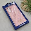 قاب گوشی Galaxy A17 سامسونگ نگین دار سواروسکی SWAROVSKI پلاک فلزی صورتی کد 151300