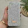 قاب گوشی Galaxy A24 سامسونگ نگین دار سواروسکی SWAROVSKI پلاک فلزی نقره ای کد 151304