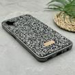 قاب گوشی Galaxy A24 سامسونگ نگین دار سواروسکی SWAROVSKI پلاک فلزی خاکستری کد 151305