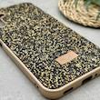 قاب گوشی Galaxy A24 سامسونگ نگین دار سواروسکی SWAROVSKI پلاک فلزی طلایی کد 151306