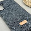 قاب گوشی Galaxy A26 سامسونگ نگین دار سواروسکی SWAROVSKI پلاک فلزی مشکی کد 151308