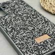 قاب گوشی Galaxy A26 سامسونگ نگین دار سواروسکی SWAROVSKI پلاک فلزی خاکستری کد 151309