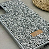 قاب گوشی Galaxy A26 سامسونگ نگین دار سواروسکی SWAROVSKI پلاک فلزی نقره ای کد 151311