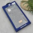 قاب گوشی Galaxy A31 سامسونگ نگین دار سواروسکی SWAROVSKI پلاک فلزی خاکستری کد 151315