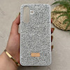 قاب گوشی Galaxy A36 سامسونگ نگین دار سواروسکی SWAROVSKI پلاک فلزی نقره ای کد 151322