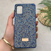 قاب گوشی Galaxy A51 سامسونگ نگین دار سواروسکی SWAROVSKI پلاک فلزی سرمه ای کد 151323