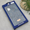 قاب گوشی Galaxy A51 سامسونگ نگین دار سواروسکی SWAROVSKI پلاک فلزی سرمه ای کد 151323