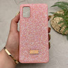 قاب گوشی Galaxy A51 سامسونگ نگین دار سواروسکی SWAROVSKI پلاک فلزی صورتی کد 151324