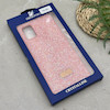 قاب گوشی Galaxy A51 سامسونگ نگین دار سواروسکی SWAROVSKI پلاک فلزی صورتی کد 151324