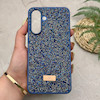 قاب گوشی Galaxy A56 سامسونگ نگین دار سواروسکی SWAROVSKI پلاک فلزی سرمه ای کد 151330