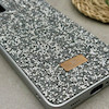 قاب گوشی Galaxy A12 - M12 سامسونگ نگین دار سواروسکی SWAROVSKI پلاک فلزی نقره ای کد 151335
