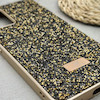 قاب گوشی Galaxy A32 4G سامسونگ نگین دار سواروسکی SWAROVSKI پلاک فلزی طلایی کد 151340