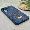قاب گوشی Galaxy S25 FE سامسونگ نگین دار سواروسکی SWAROVSKI پلاک فلزی سرمه ای کد 151346